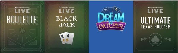Live Casino hos Casumo